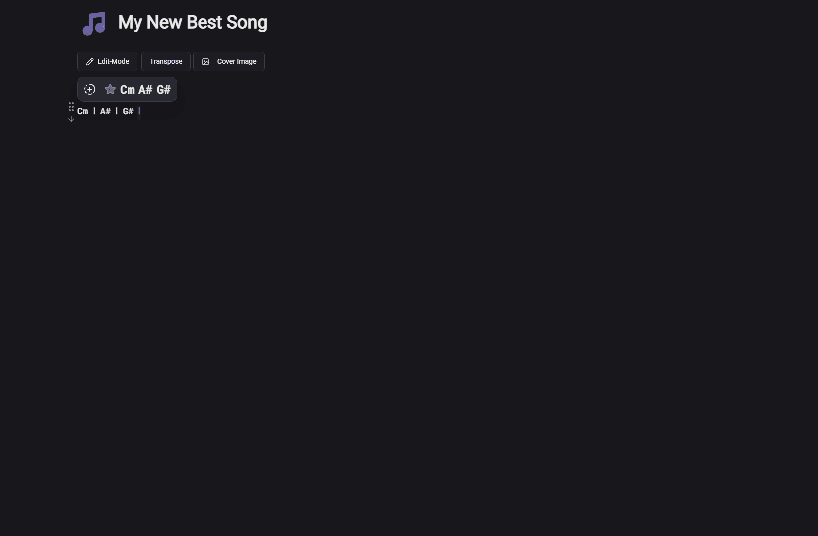 Chord-line block with multiple chords